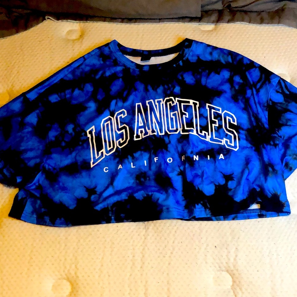 It is blue and black